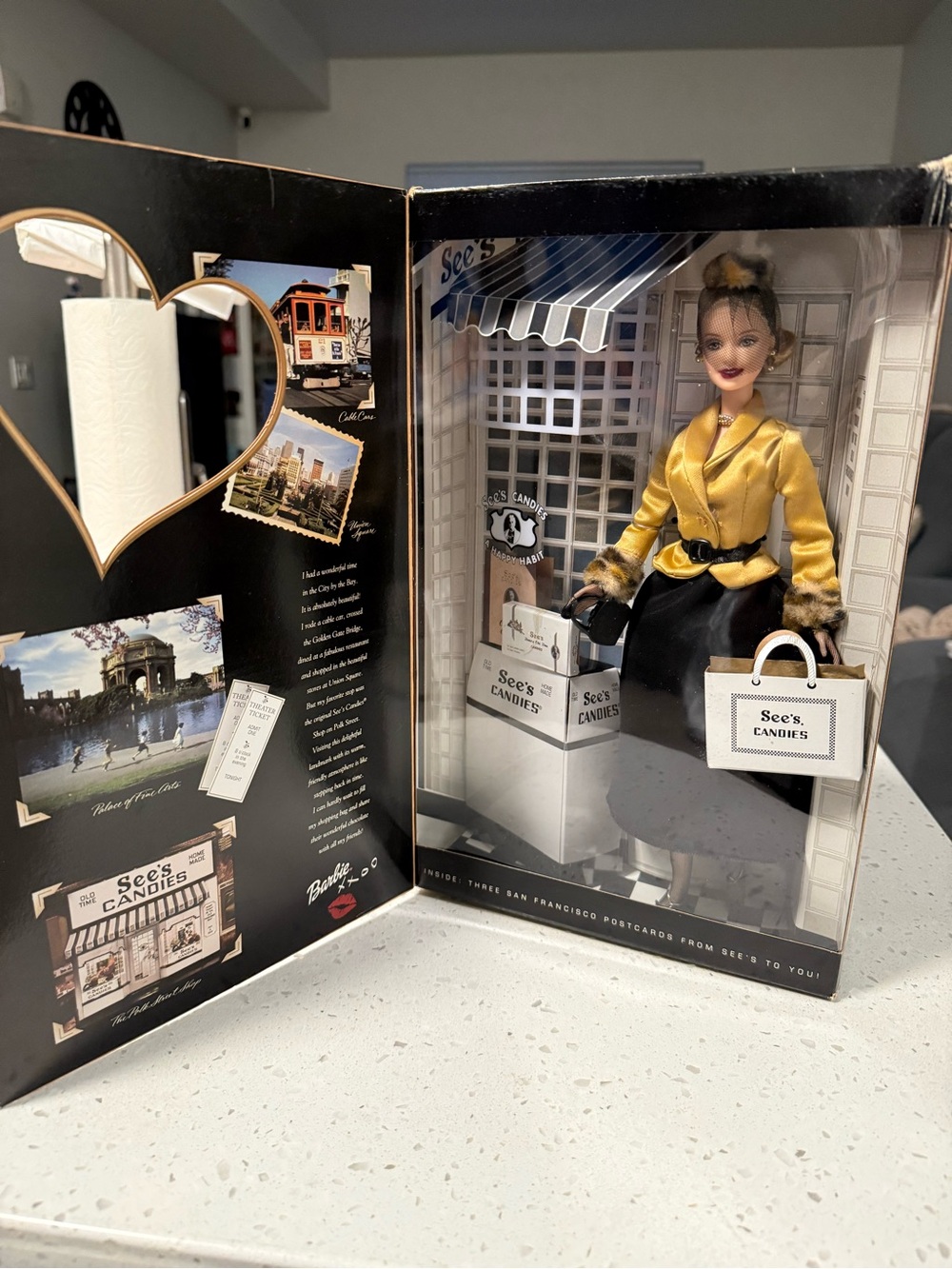 2001 Limited Edition Barbie See's Candies I Left My Heart In San Francisco